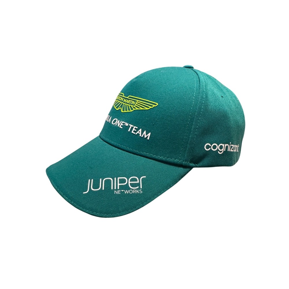 Aston Martin Formula 1 Team Cap Green Adjustable Snapback Juniper Cognizant BOSS - Picture 2 of 12